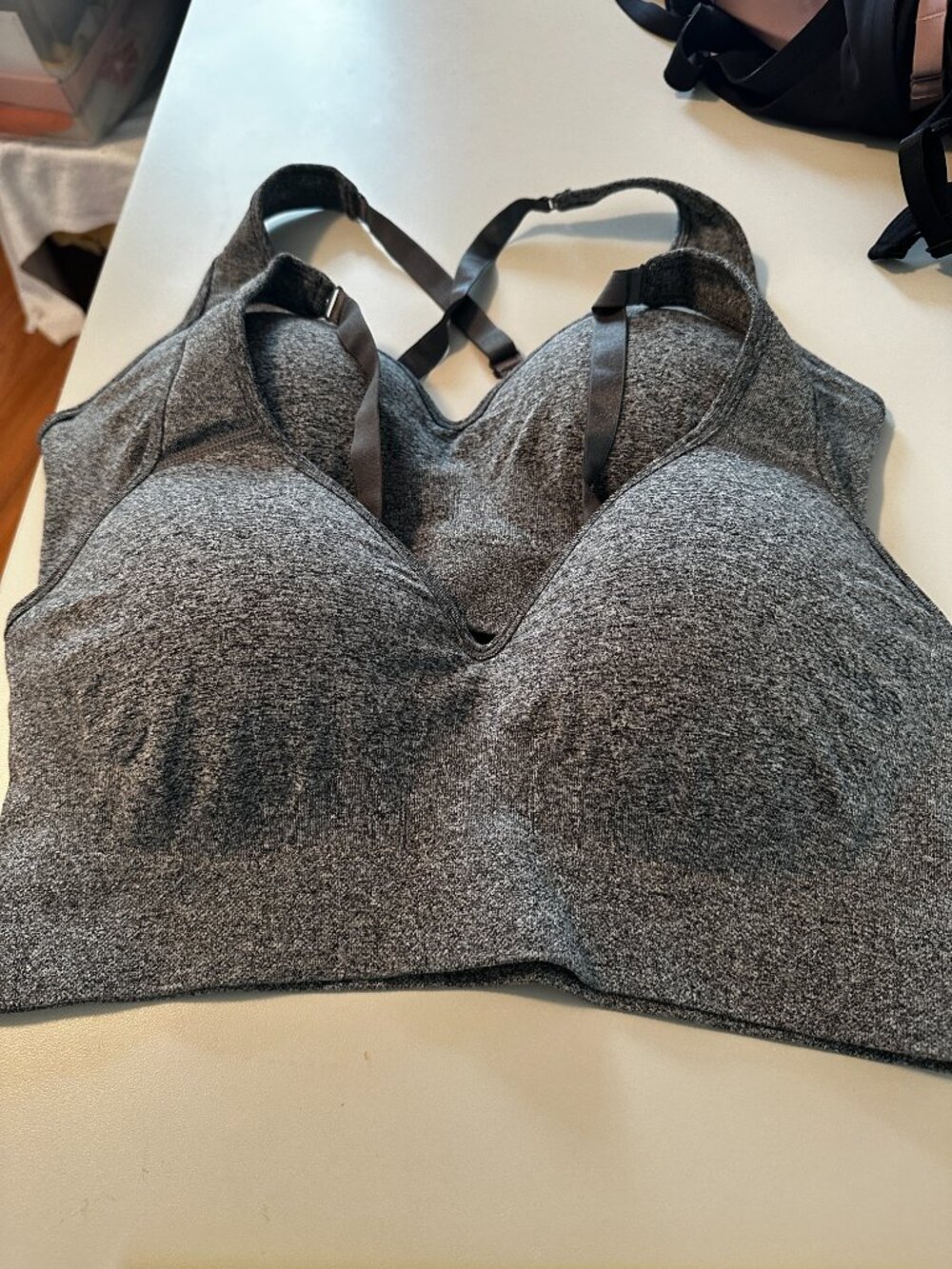 Women's Puma Sports Bra Grey Size xl NWOT